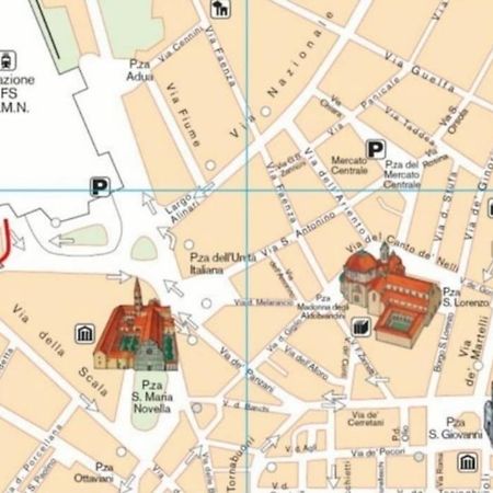 Tre Gigli Firenze Apartment, 5 Minutes From Station, Via Palazzuolo 55 Exteriör bild