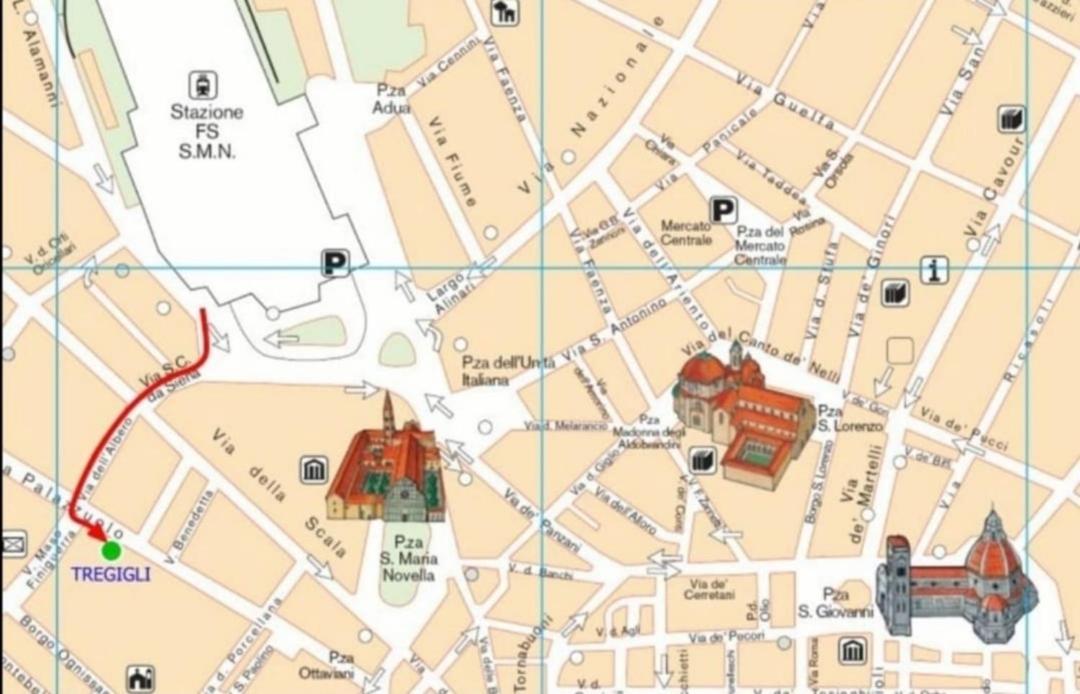 Tre Gigli Firenze Apartment, 5 Minutes From Station, Via Palazzuolo 55 Exteriör bild